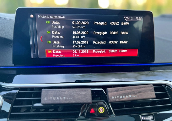 BMW Seria 5 cena 130995 przebieg: 142020, rok produkcji 2018 z Warszawa małe 379